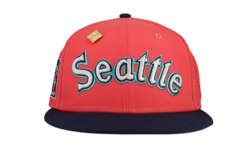 59FIFTY Seattle Mariners 40th Anniversary Patch Fitted Hat "Red / Black" 123451293749
