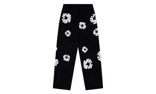 Rhinestone Sweatpants "FW25 - Black" DT420