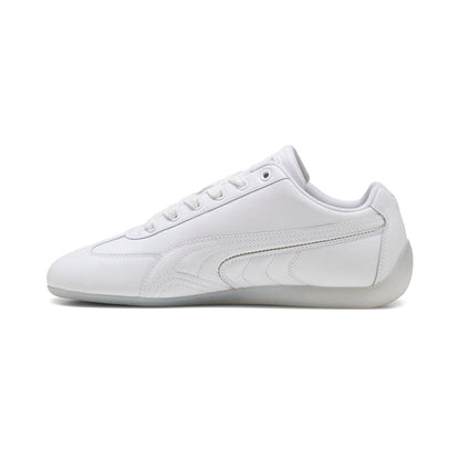 Scuderia Ferrari Speedcat Miami White Lace Up Sneakers