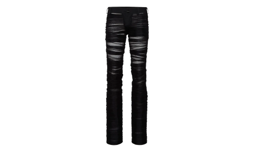 One Seam Draped Sexy Pants WMNS "Black" S72KA1281D35232900