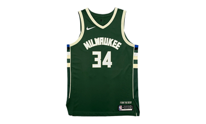 Giannis Antetokounmpo Milwaukee Bucks Swingman Jersey "Hunter Green" 13349398