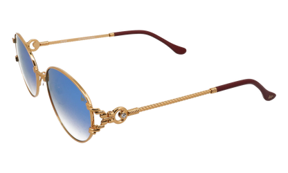 Ruler 18KT "Yellow Gold / Electric Blue Peach Multiflash Gradient" VFRU2 0003 53A8