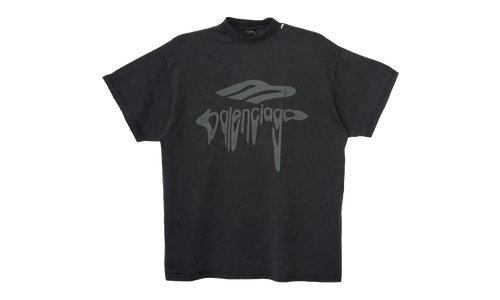 3B Liquefied Logo Short Sleeve Tee "Black" 787349 TRVS8 1013