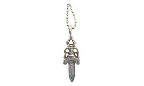 Ball Chain with Dagger Pendant "Silver" CHRM0747