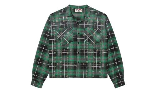 Grinch Gems Flannel "Green" VAL136