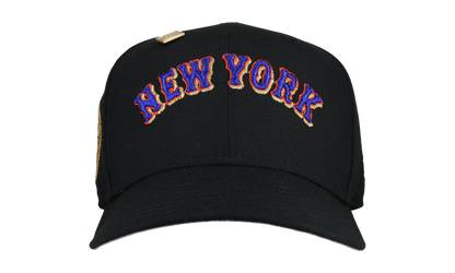 59FIFTY New York Mets 1969 World Series Fitted Hat "Script Metallic - Black" 123451300330