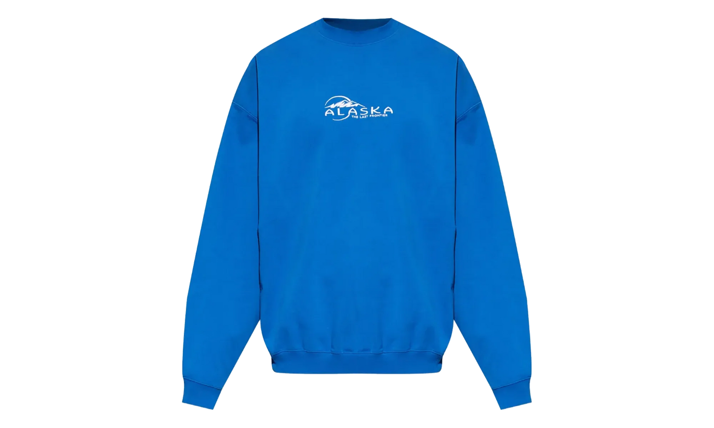 Alaska Tourist Sweatshirt "Blue" ME76CW255A BLUE