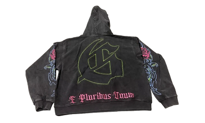 Vandal Hoodie "Black Wash" GS018