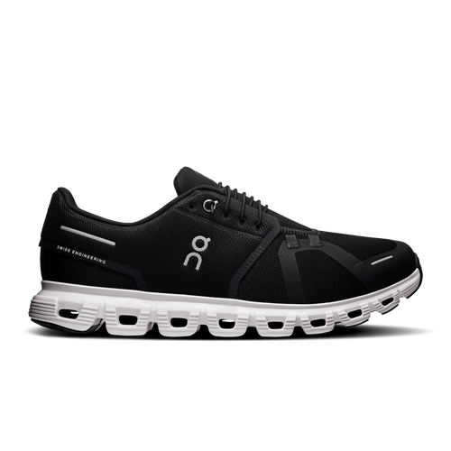 Men's Cloud 6 Wide in Black/White