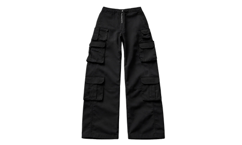 Allyn Nylon Mid Rise Cargo Pants WMNS "Black" KITH97