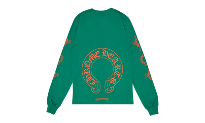 Horseshoe Cross Logo Long-Sleve "Green/Orange" CHRM0688
