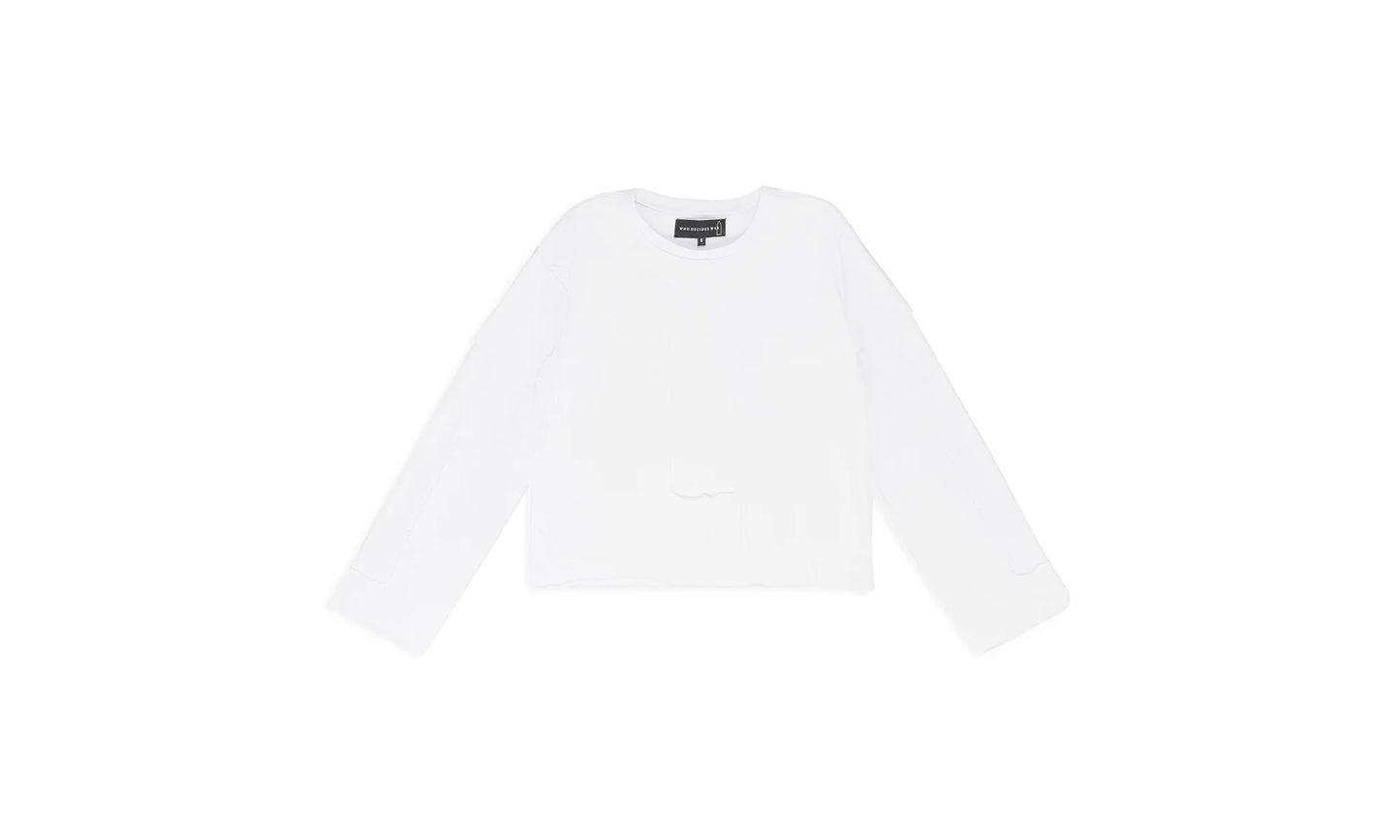 AMALGAMATED WINDOW LS Tee "White" WDWMTPS 0057