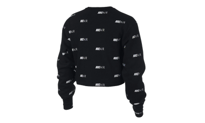 Printed Fleece Crew Sweatshirt WMNS "Black" BV9006 010