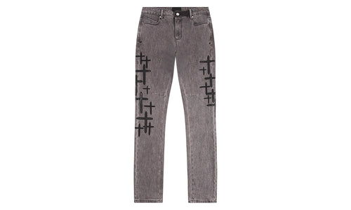 Bryant Clouded Mist Cross Patch Denim "Grey" MDGDD1149