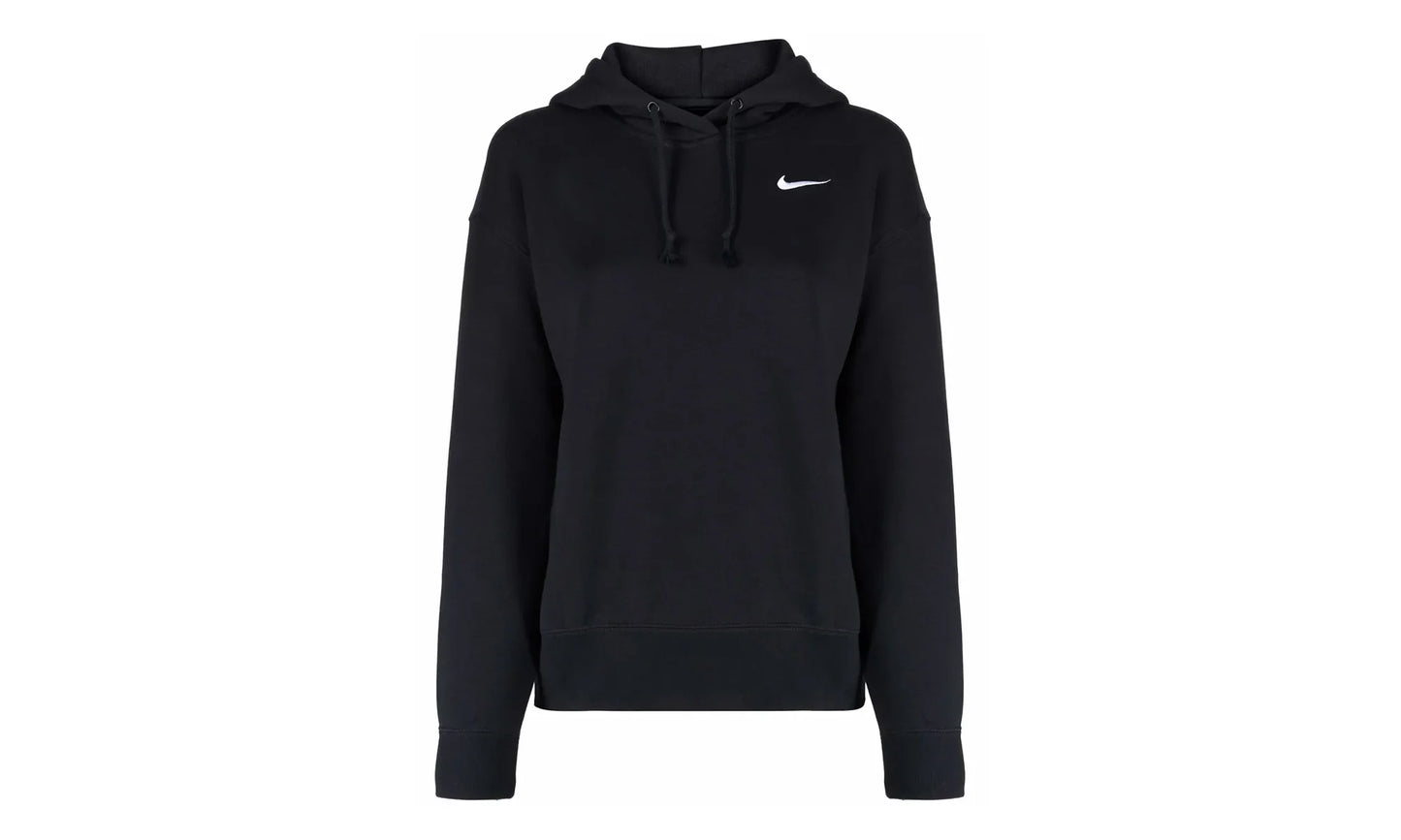 Sportswear Fleece Oversized Fit Hoodie WMNS "Black / White" CZ2590 010