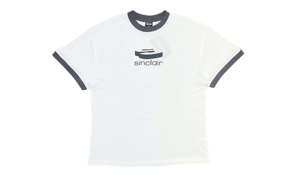 3D Logo Ringer Short Sleeve T-Shirt "White / Black" SMT152 1WB