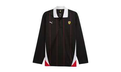 SCUDERIA FERRARI RACE JERSEY LS POLO "Black" 631265 01