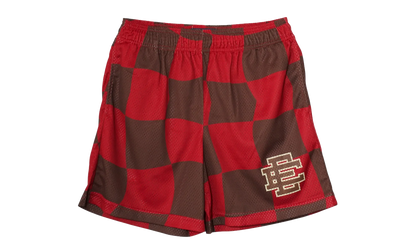 EE Basic Shorts "Red Chocolate Wavy Flag" EE130