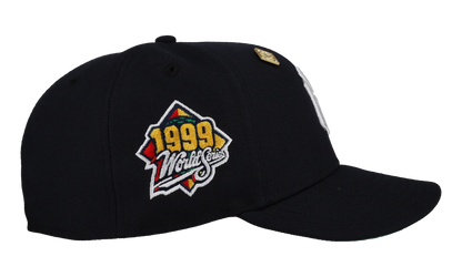 59FIFTY New York Yankees 1999 World Series Classic Fitted Hat "Navy / Green - Visor" NE292