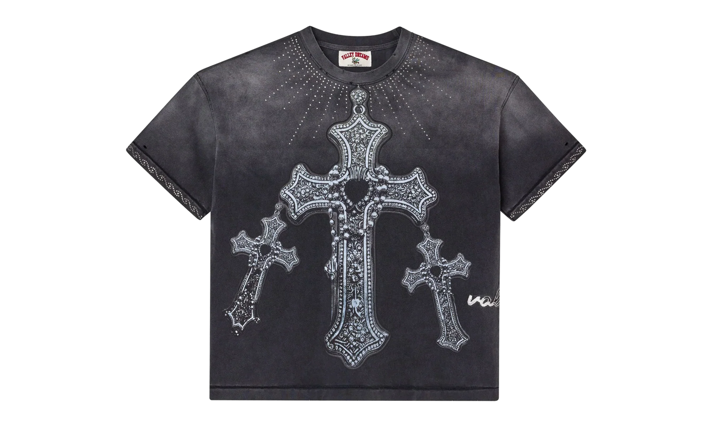 Pierced T-Shirt "Black" 10079629
