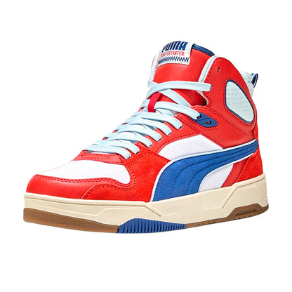 Rebound Break Mid Retro Run Lace Up Sneakers