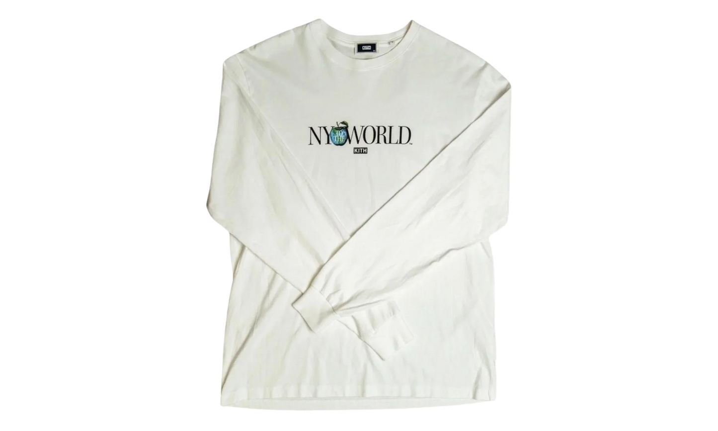 NY to the World Longsleeve Tee "White" KITH92