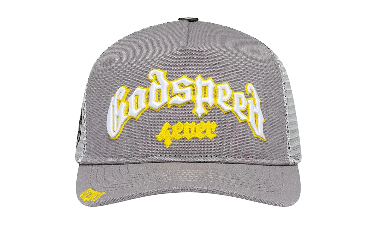 GS Forever Trucker Hat "Grey Yellow Boom" GS114