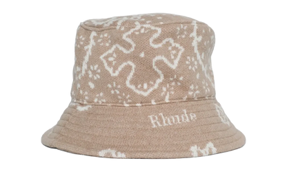 Intarsia Bucket Hat "Tan / Cream" RHPS24HA04973517 TCM