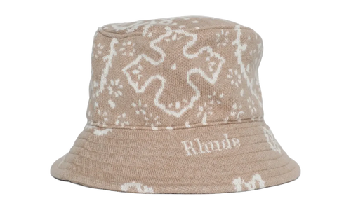 Intarsia Bucket Hat "Tan / Cream" RHPS24HA04973517 TCM