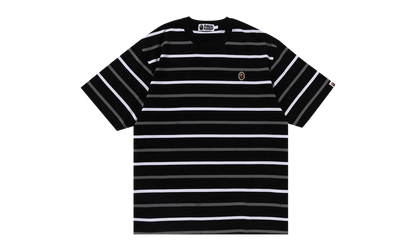 Ape Head One Point Stripe Tee "Black" 1J80 109 070 BLACK