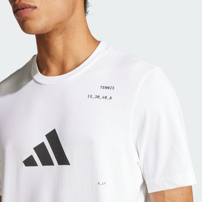 Men's adidas AEROREADY Tennis Category Graphic Tee