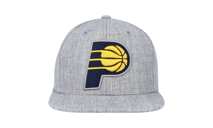 NBA Team Heather 2.0 Snapback Cap "Indiana Pacers - Grey Heather" HHSS3272 IPAYYPPPGYHT