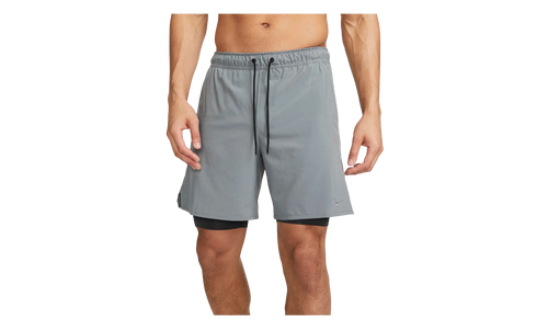 Dri-FIT Unlined Fitness 2 in 1 7" Shorts "Smoke Grey / Dark Smoke Grey" DV9334 084