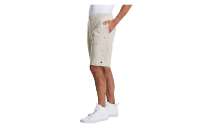 C-Life Reverse Weave Paint Splatter Shorts "Pebblestone" 825977 AZXC