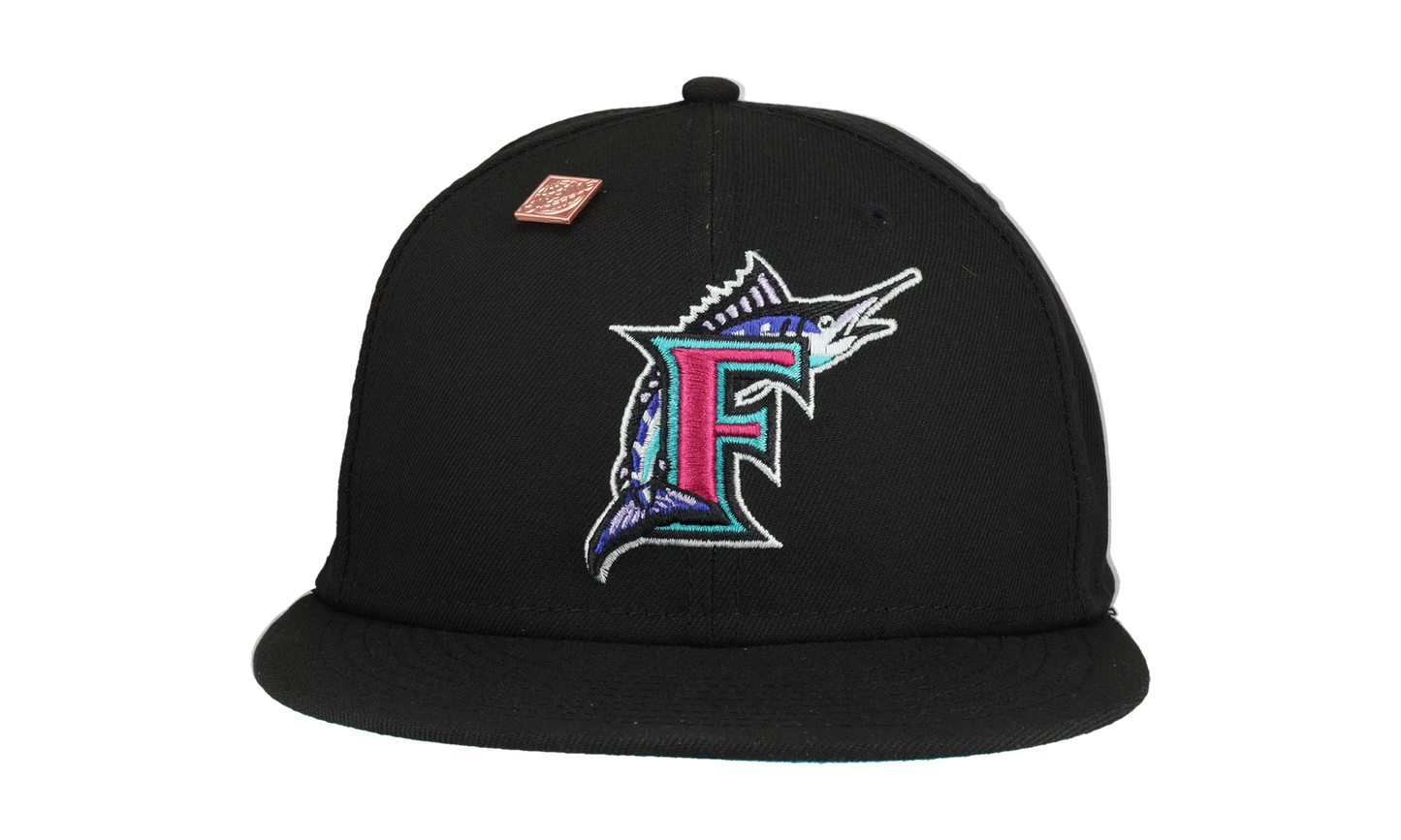 59FIFTY Florida Marlins 1997 World Series Polar Lights Fitted Hat "Black" 123451290786