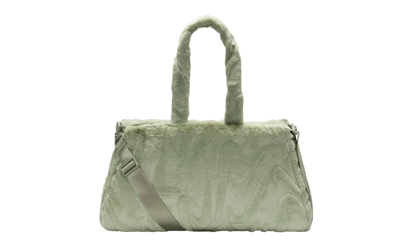 Sportswear Faux Fur Tote (10L) "Jade Horizon / Jade Horizon / Metallic Silver" FZ1323 370