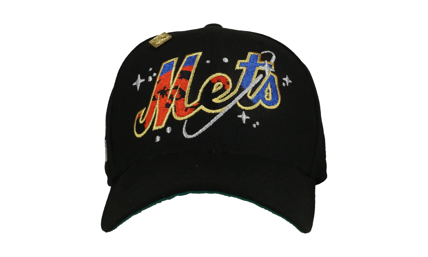 59FIFTY New York Mets 1986 World Series Fitted Hat "Black Celestial" NE181