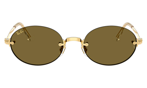 A$AP Rocky Rimless Oval "Arista / Brown Gold" 0RB3929 001/73