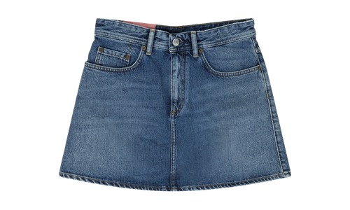 Denim Mini Skirt WMNS "Blue" ASO WBTM 0001