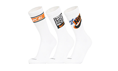 Everyday Plus Crew Socks (3 Pairs) "White" HJ9339 901