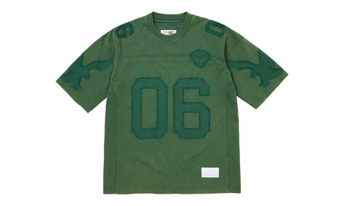 MM6 Maison Margiela Cotton Football Jersey "SS26 - Green" SU27176