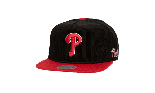 MLB Double Cord Deadstock Snapback Cap "Philadelphia Phillies - Black" HM10166 PPHBLCK