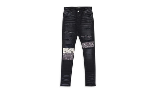 CAMO PATCH SHORT AGED DENIM Jeans "Black" PS22MDS140_023