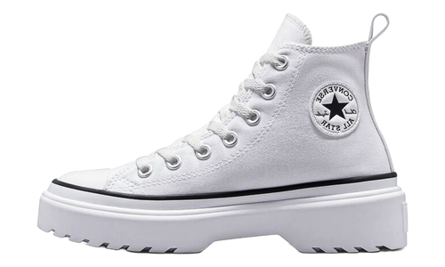Chuck Taylor All Star Lugged Lift Platform Canvas GS "White / White / Black" A03012C