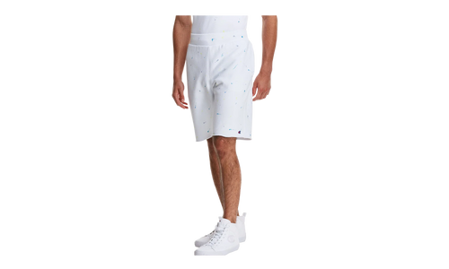 C-Life Reverse Weave Paint Splatter Shorts "White" 825977 AZ0C
