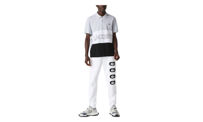Crocodile Print Fleece Jogging Pants "White / Black" XH7063 51 001