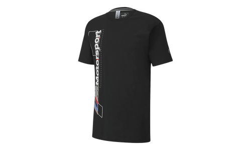BMW Motorsport Logo Tee+ "Puma Black" 596103 01