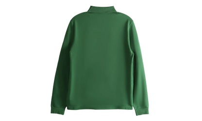 Classic Fit Long Sleeved L.12.12 Polo Shirt "Green" L1312 00 132