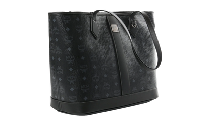 Medium Liz Shopper in Visetos "Black" MWPGSLR02BK001