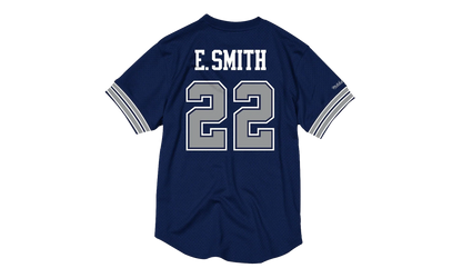 NFL Name & Number Mesh Crew Neck Shirt "Dallas Cowboys - Navy" NNMPMG18061 DCONAVY94ESM